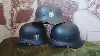 restoration of helmets m 35 - m40 каски 2 мировой