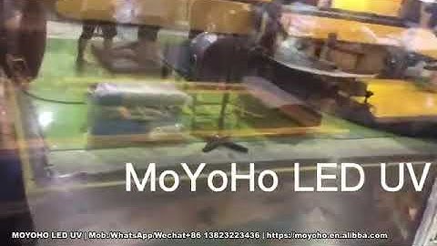 UV LED Curing system for silk screen printing