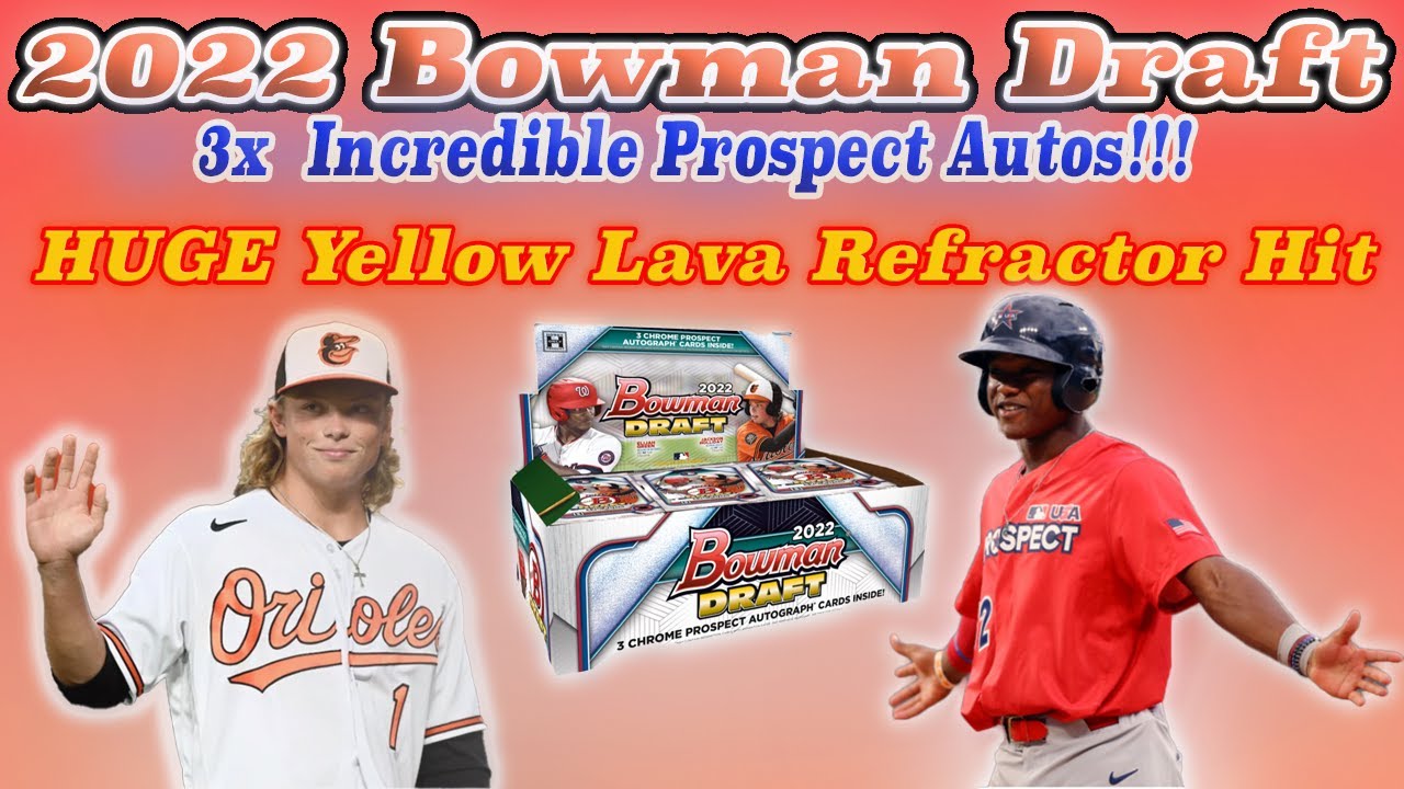 🔥Unbelievable 2022 Bowman Draft Prospect Pulls🔥 3x Autograph and Yellow