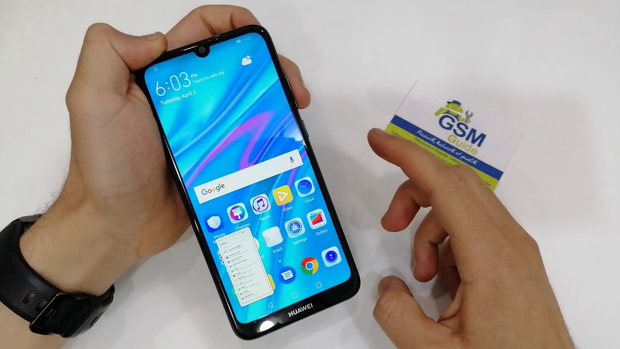 Huawei Y6 Prime (2019) Y7 Prime (2019) How To Take Screenshot -- Gsm Guide - Youtube