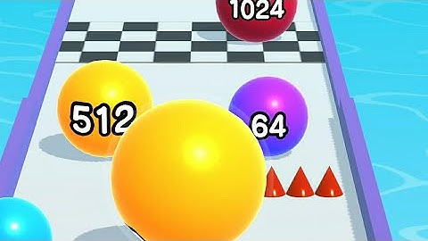 Ball Run 2048 Level 164 Walkthrough ( Android & IOS GamePlays )
