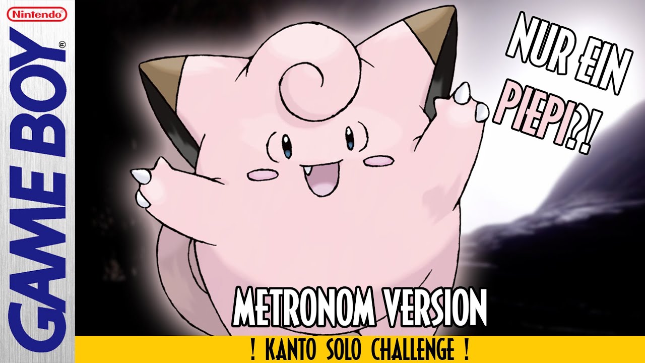 Kann man NUR mit METRONOM Pokemon Blau & Rot durchspielen?