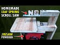 Membuat Scroll Saw dari Jigsaw Menggunakan Per Daun - Gergaji Ukir Triplek Rakitan Sendiri