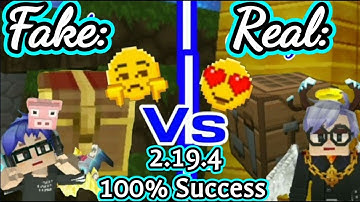 Fake vs Real Duplication Glitch 🤩🤯🌹 [Skyblock] (2.19.4) Blockman Go Adventure