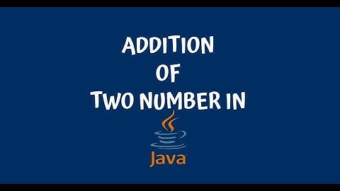 ADDITION OF TWO NUMBERS IN JAVA | BLUE J | JAVA PROGRAMMING | BADMAS PROGRAMMER
