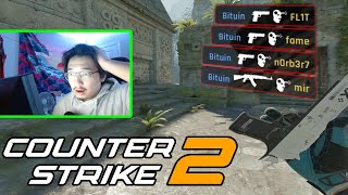 INSANE 1v4 against  | COUNTER STRIKE 2 | FACEIT LEVEL 10