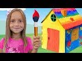 Sofia Builds Playhouses for kids, Funny video Compilation