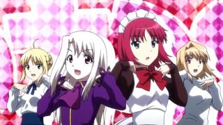 Video thumbnail of "Super☆Affection [すーぱー☆あふぇくしょん] (Carnival Phantasm OP) Full Version (Video: CP + Fate/Zero)"