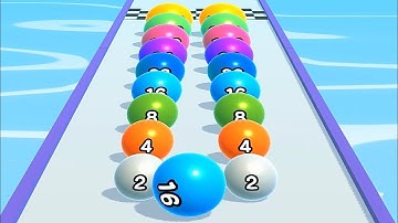 Ball Run 2048 Merge Number ! MAX LEVELS Gameplay Walkthrough New Update Part 858  android, ios
