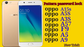 OPPO A15s, A3s, A5s, A57, A12, A5, A9, F9 All Type Password || Pattern Lock Remove Without Pc