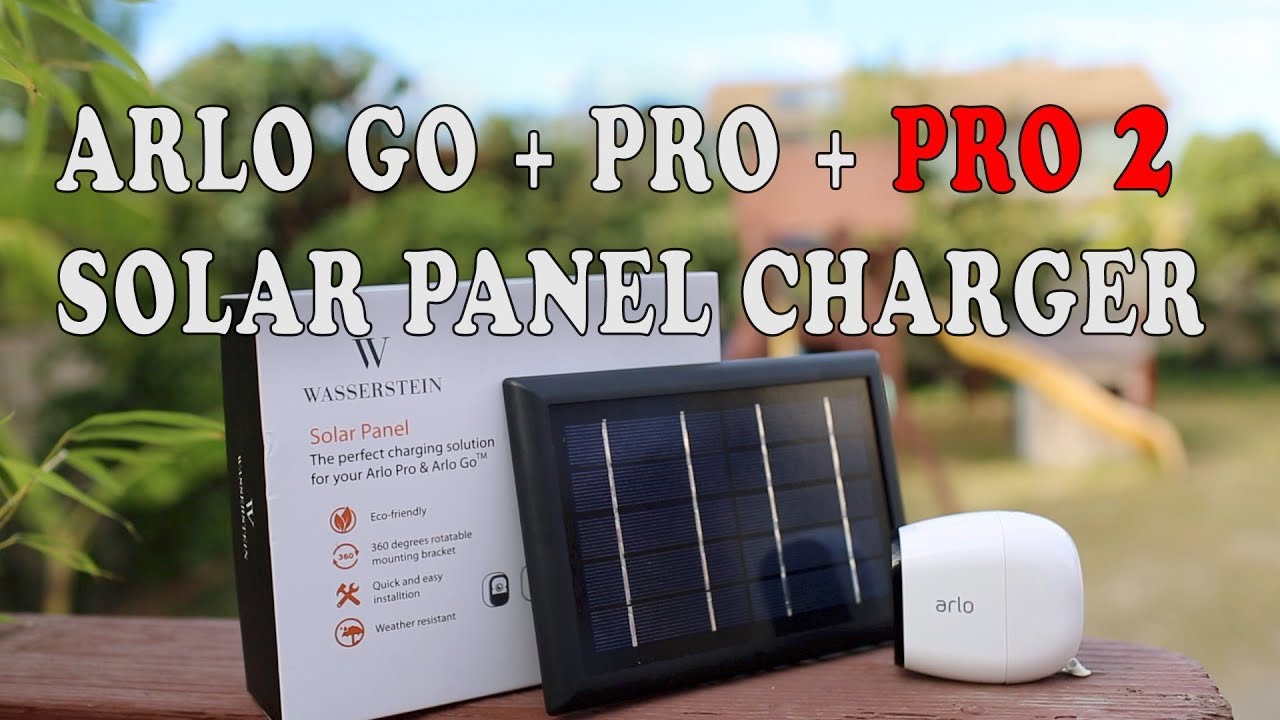 arlo pro with solar panel