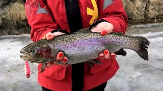видео: ФОРЕЛЬ на ВИБы. ЭТО НЕЗАБЫВАЕМАЯ РЫБАЛКА и МОРЕ ПОЗИТИВНЫХ ЭМОЦИЙ! ЛОВЛЯ ФОРЕЛИ на ПЛАТНИКЕ со льда. картинка: ФОРЕЛЬ на ВИБы. ЭТО НЕЗАБЫВАЕМАЯ РЫБАЛКА и МОРЕ ПОЗИТИВНЫХ ЭМОЦИЙ! ЛОВЛЯ ФОРЕЛИ на ПЛАТНИКЕ со льда.