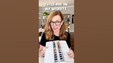 How to make a puddle on a new watercolor palette