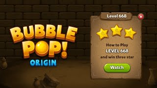 #668 Bubble Pop Origin Puzzle Game
