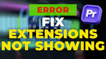 How To Fix Extensions/Plugins in Premiere Pro Not Working or Showing Up!