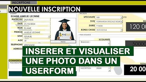 Astuce secrète VBA EXCEL: Insérer et visualiser une image dans un Userform