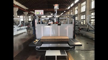 BZX-2800 Semi-automatic folder gluer machine #diace #xinyu