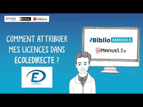 Comment attribuer les manuels numériques Biblio Manuels et i-Manuel dans EcoleDirecte ?