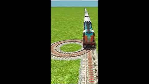 TRAIN CROSSING RISKY RAILROAD TRACKS | #beamngtrains #shortfeed #shortvideo #shortsfeed #varalshorts