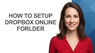 How to Setup Dropbox Online Forlder - AshleyHowTo