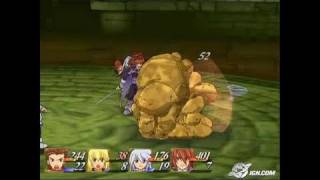 Tales of Symphonia GameCube Gameplay - Rock Creatures