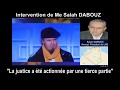 Affaire de dtenu politiqye salim yezza sur france24  explication de me salah dabouz