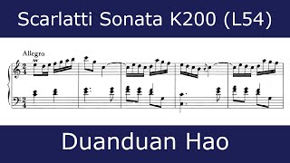 Domenico Scarlatti - Sonata in C major K200 (Duanduan Hao)