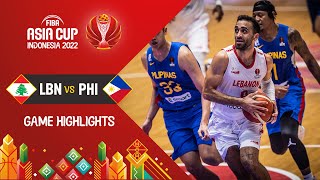 Lebanon 🇱🇧 - Philippines 🇵🇭 | Basketball Highlights