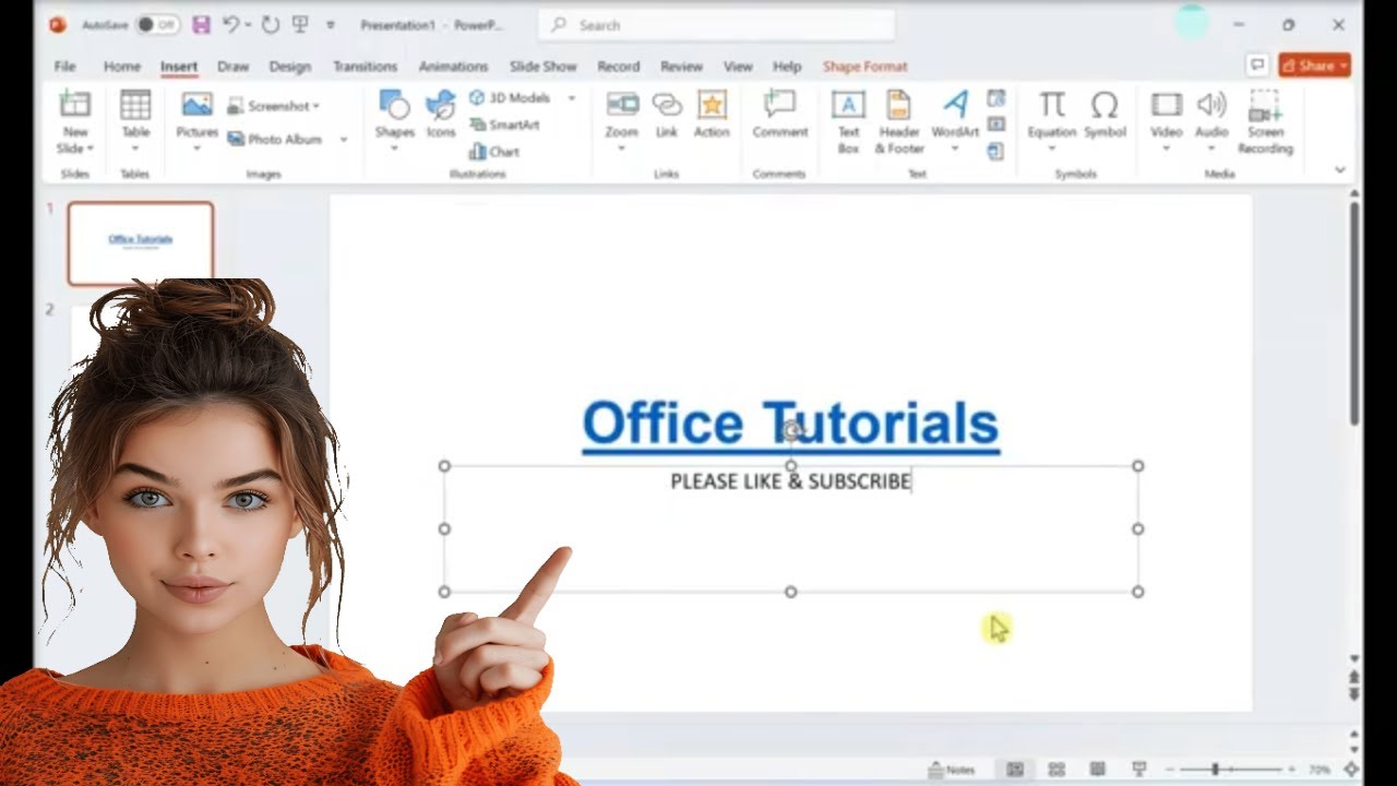 How to Insert a HYPERLINK into a POWERPOINT Slide - YouTube