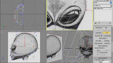 3D Buzz - 3Ds Max - Legacy Video Training: 04. Poly Modeling Alien Head - 04. The Eye