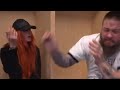 Kevin owens cheer becky lynch up backstage on wwe raw