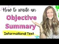 Objective Summary Quiz