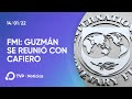 FMI: Reunión de Guzmán y Cafiero