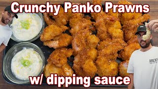Crunchy Panko Prawns with Dipping Sauce