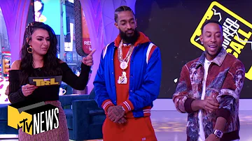 Ludacris & Nipsey Hussle Attempt To Save A Fan's Phone In Dropped Call | MTV News