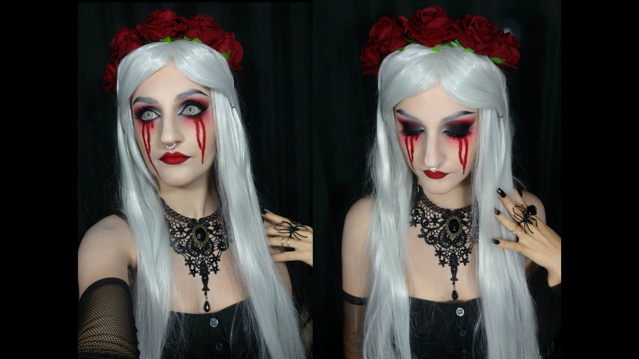 Halloween Make Up Tutorial Gothic Doll YouTube
