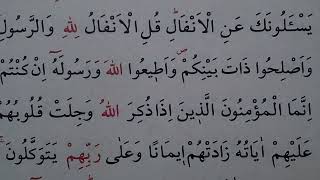 Enfal suresi:Hafız Ahmet Yıldız.