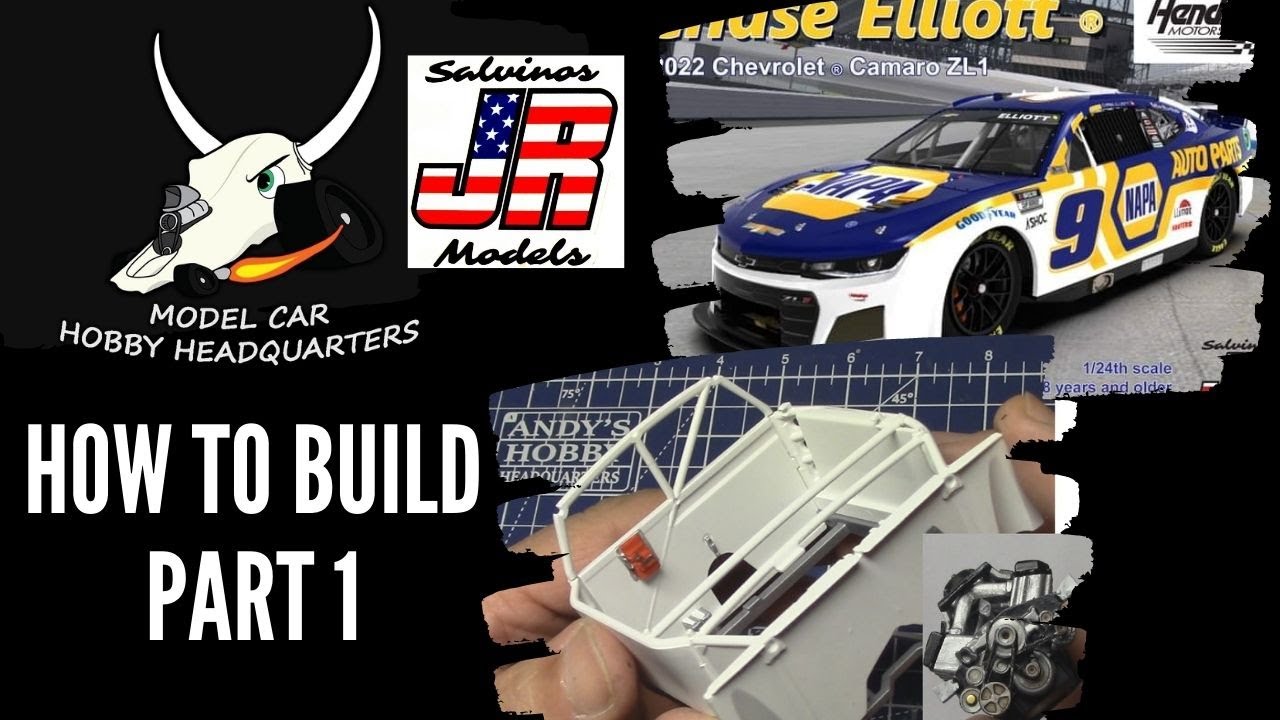 How To Build The New Salvinos JR Models NASCAR Next Gen Camaro Part 1 Ep.203