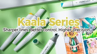 Introducing Ohuhu Alcohol Art Markers Kaala Series - New Slim Broad & Fine Dual Tips