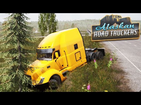 Видео: Улетел с Дороги - Alaskan Road Truckers