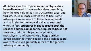 Tropical vs Sidereal Astrology: Recent Developments