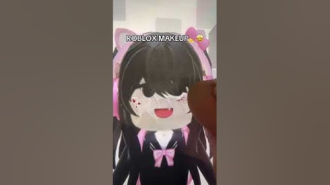 Thumbnail of Doing Roblox makeup!💗 (don’t try on you IPad!!😭) #roblox #robloxshorts