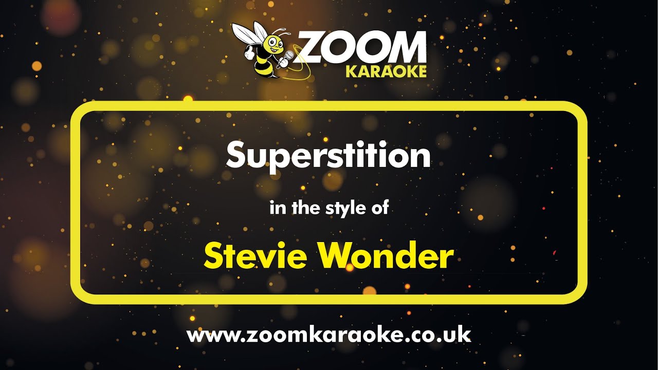 Stevie Wonder Superstition Karaoke Version from Zoom Karaoke YouTube