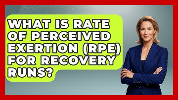 What Is Rate Of Perceived Exertion (RPE) For Recovery Runs? - Running Beyond Limits
