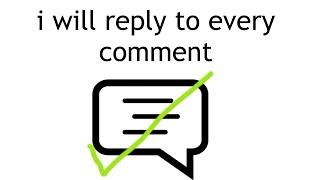 i will try to reply on every comment.