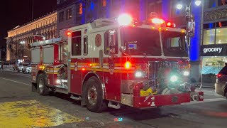 FDNY Engine 1 responding 