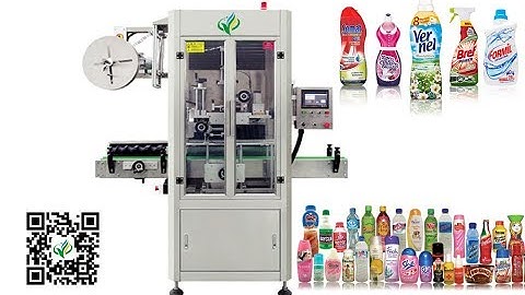 bottle can thermal shrink sleeve labeling machine With Shrink Tunnel And Steam Generator