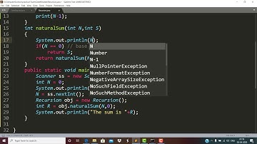 Introduction of Recursive Functions in Java