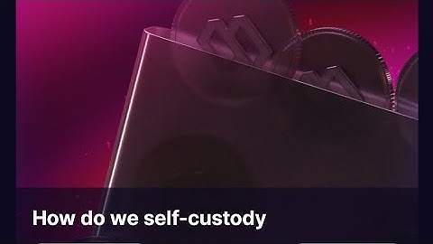 حل أسئلة تطبيق Sweat Wallet في خاصية Learn ، السؤال : ?How do we self-custody
