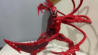Marvel Legends Venom Let There Be Carnage Deluxe Carnage Figure Review